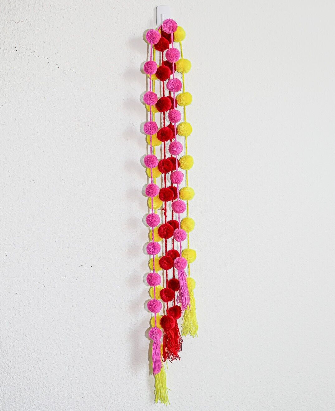 Mexican Handmade Colorful PomPoms Decorative Garland Home Party Festive Decor gallery