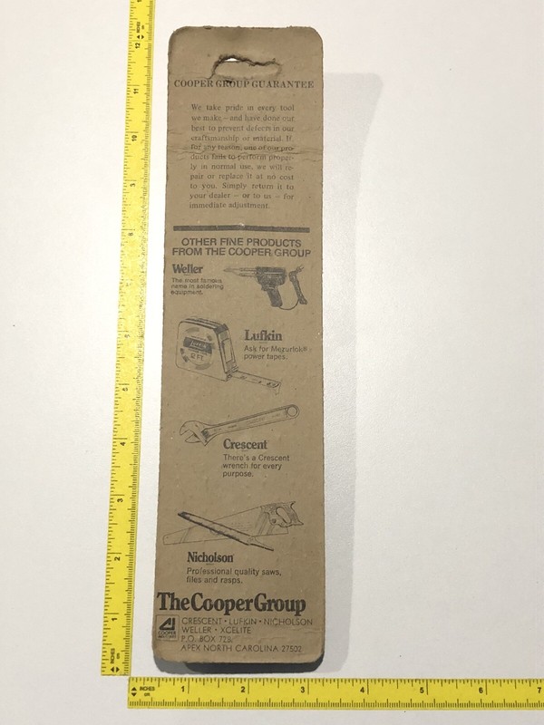 VTG Crescent 7” Multi Plier R27CV 7” NOS Carpenter Mechanic New USA Made Rare gallery