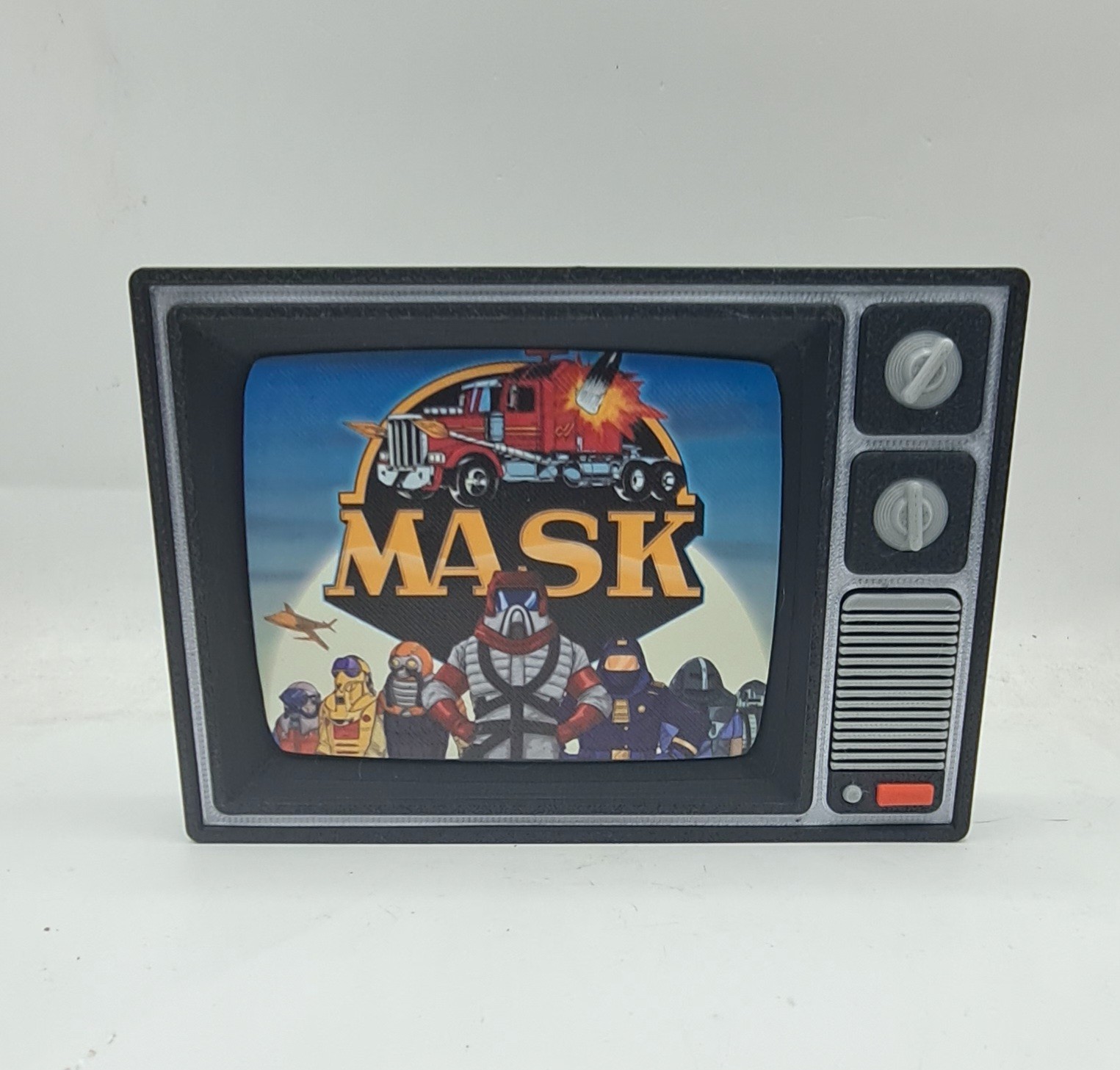 M.A.S.K. Retro TV Display Mobile Armored Strike Kommand 80s Cartoon gallery