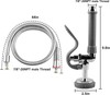 Commercial Sink Faucet Sprayer with 44" Stainless Steel Hose, Universal 1.42 GPM gallery