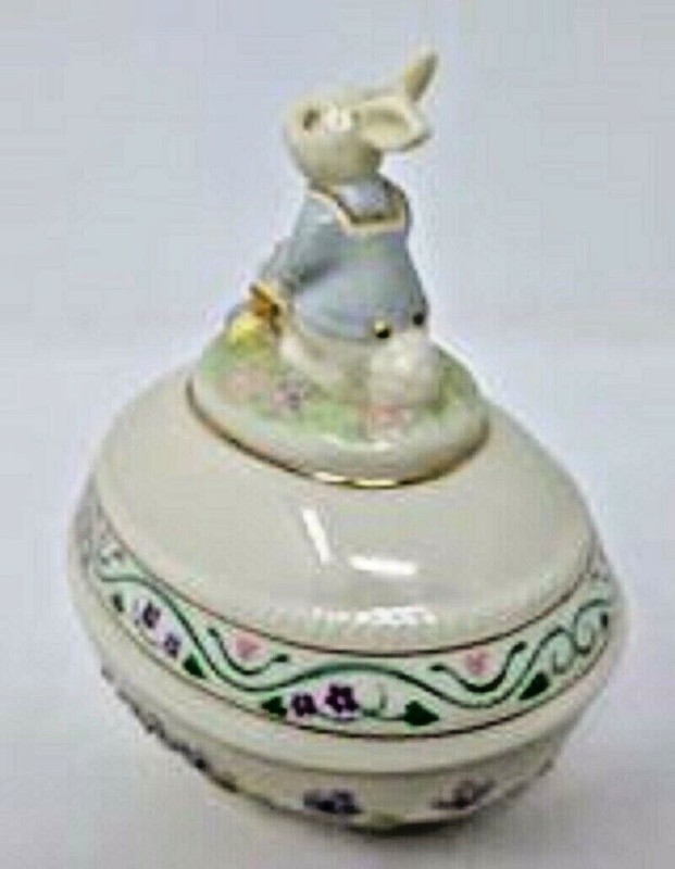 Lenox Collections The Spring Bunny Easter Egg Easter 2002 Limited Edition gallery