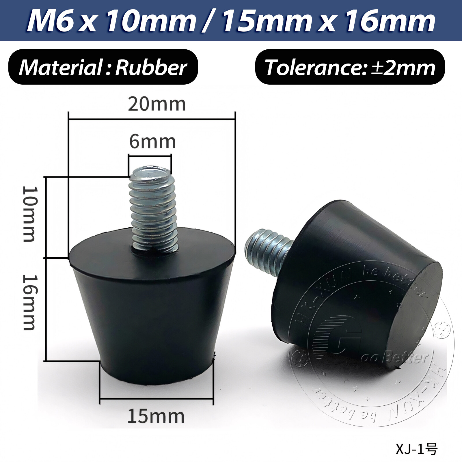 M6 M8 M10 Rubber Adjustable Feet Screw Leveling Table Foot Machine Furniture Leg gallery