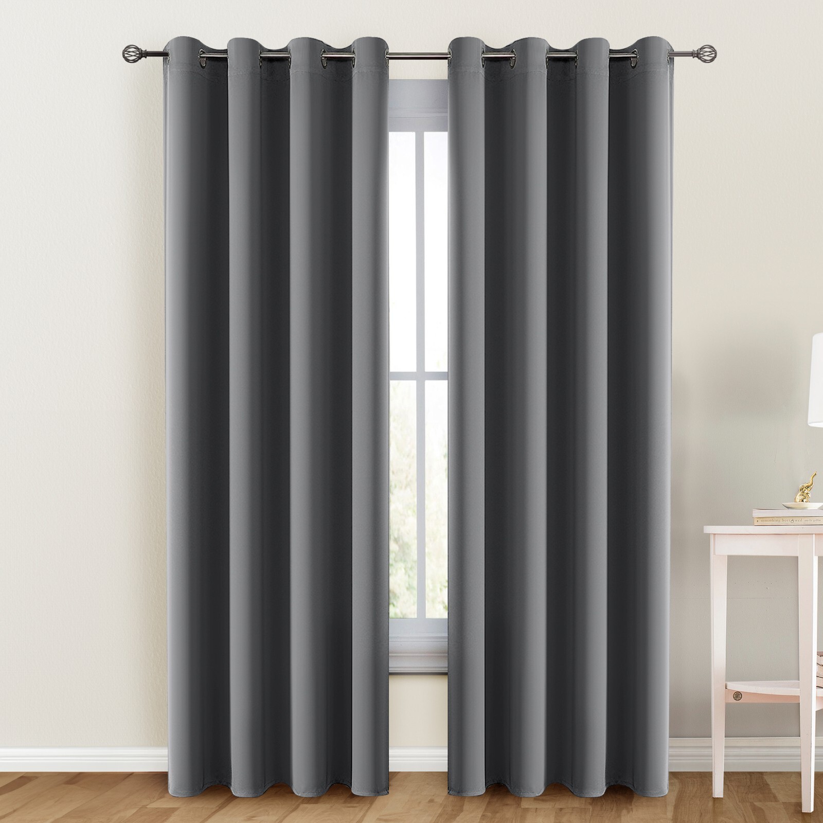 Blackout Curtain Room Darkening Window Curtains Insulated Thermal Grommet Panels gallery