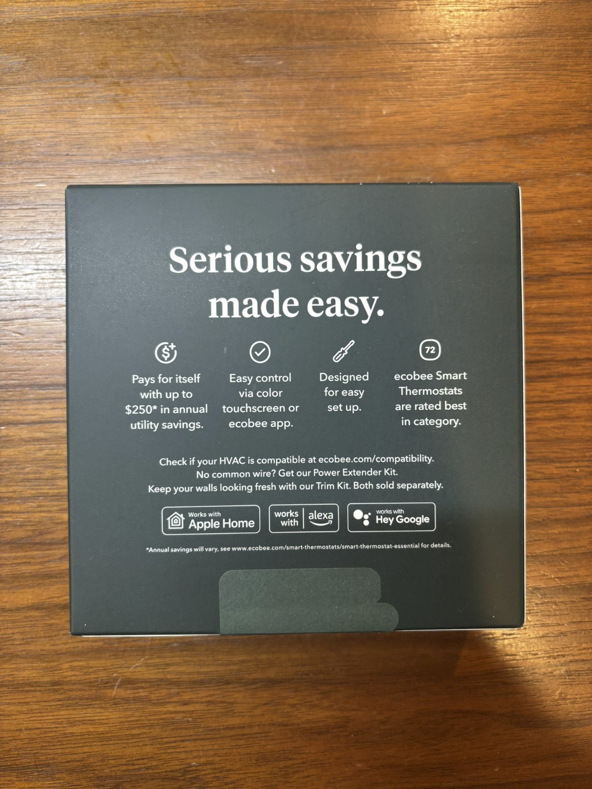 Smart Thermostat Essential by ecobee EB-STATE7-01 WiFi Programmable Alexa White gallery