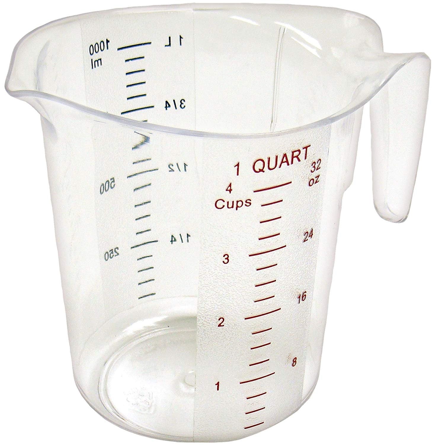 Winco Measuring Cup, Polycarbonate, 4-Quart gallery