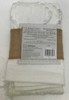GLOBAL CARAVAN* 1 King Sham In White 20 In X 36 In - Diamond Embroidery Tassels gallery
