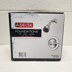Complete Open-Box Delta Single-Handle Shower Faucet, in Chrome. (Valve Included)