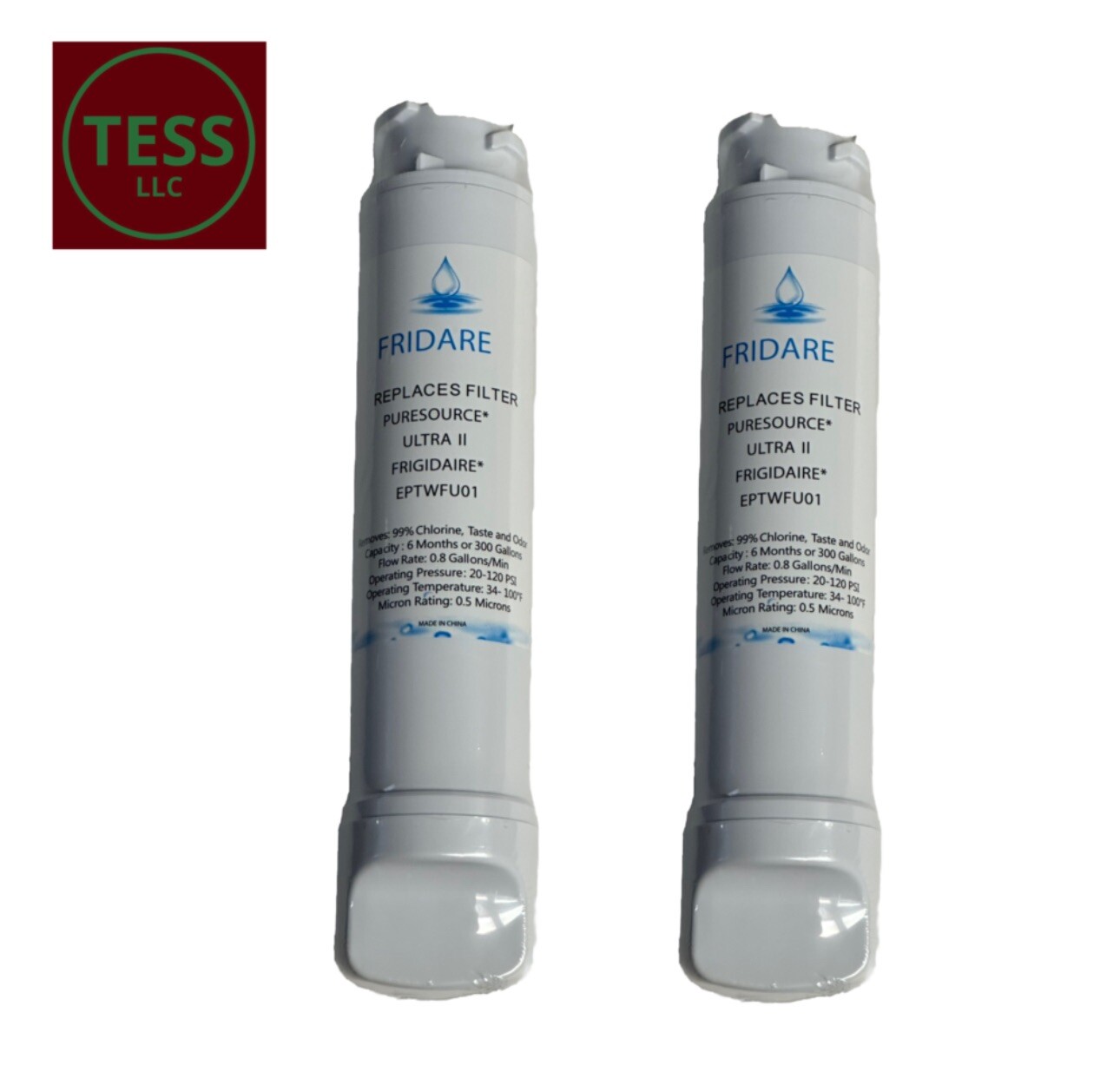 2 Pieces Replaces Filter Pure source Ultra II Frigidaire EPTWFU01, 300 Gallons gallery