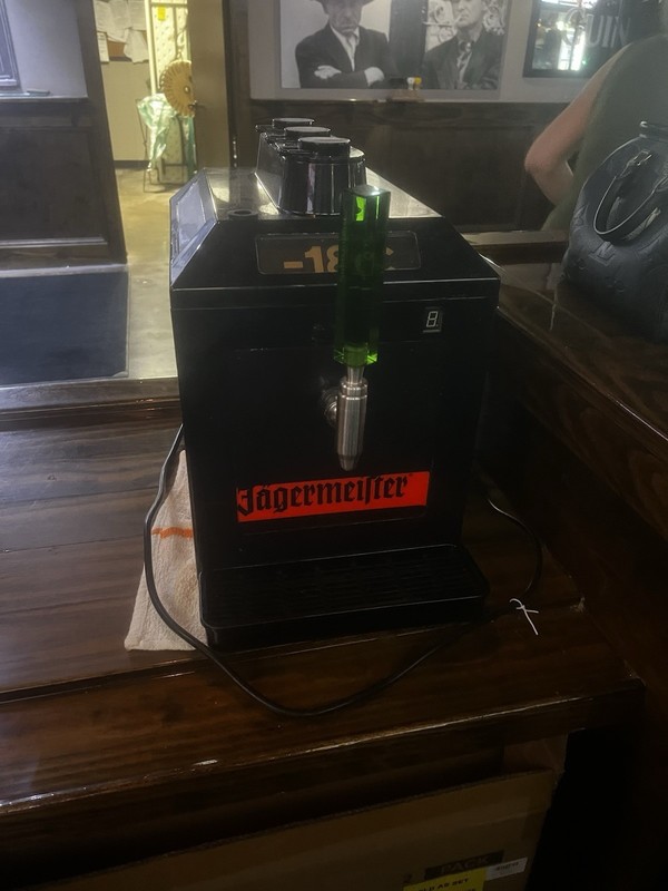 Three (3) Bottle Jager Machine. 1 1/2 Years Old. Used In a Bar. Local Pickup gallery