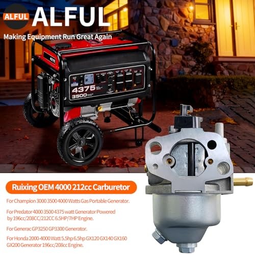 196-224cc Generator Carburetor for Predator Champion Honda Generac 3000-4500W gallery