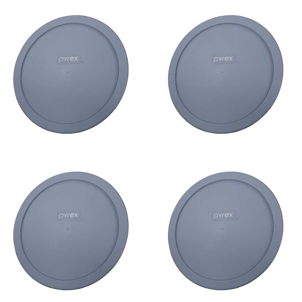 Pyrex 7402-PC 6/7 Cup Cerulean Blue Storage Replacement Lid (4-Pack) gallery
