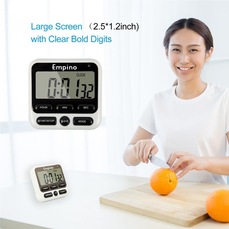 Digital Kitchen Timer - Upgraded 24-Hours Cooking Timer Clock Countdown gallery