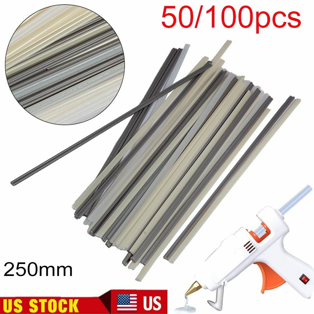 50/100X Plastic Welding Rods ABS/PP/PVC/PE Welding Sticks For Plastic Gun Welder gallery