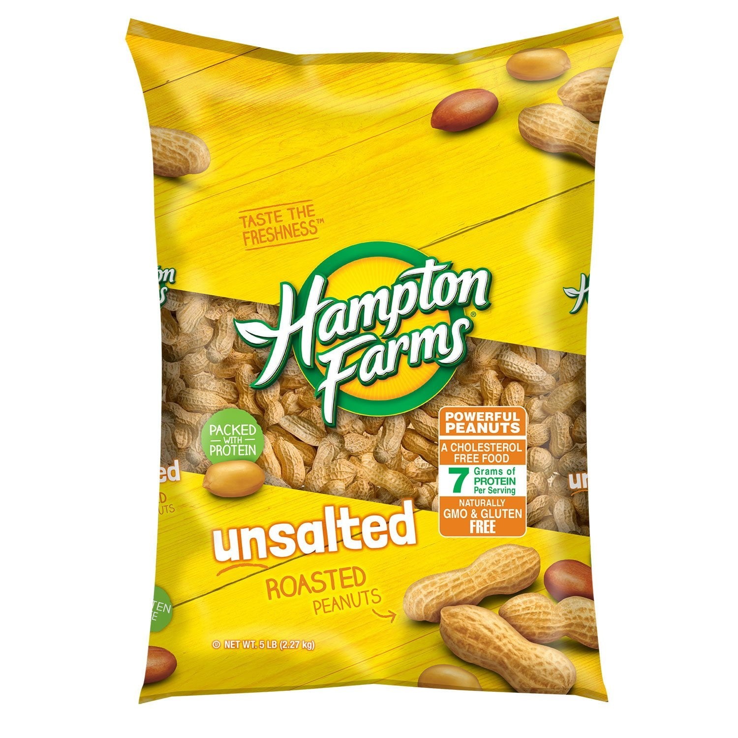6 Pack - Hampton Farms Unsalted In-Shell Peanuts (5 lbs.) gallery