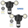 2Pack LED Motion Sensor Security Light 5000K 3000LM 25W Outdoor Night Floodlight gallery