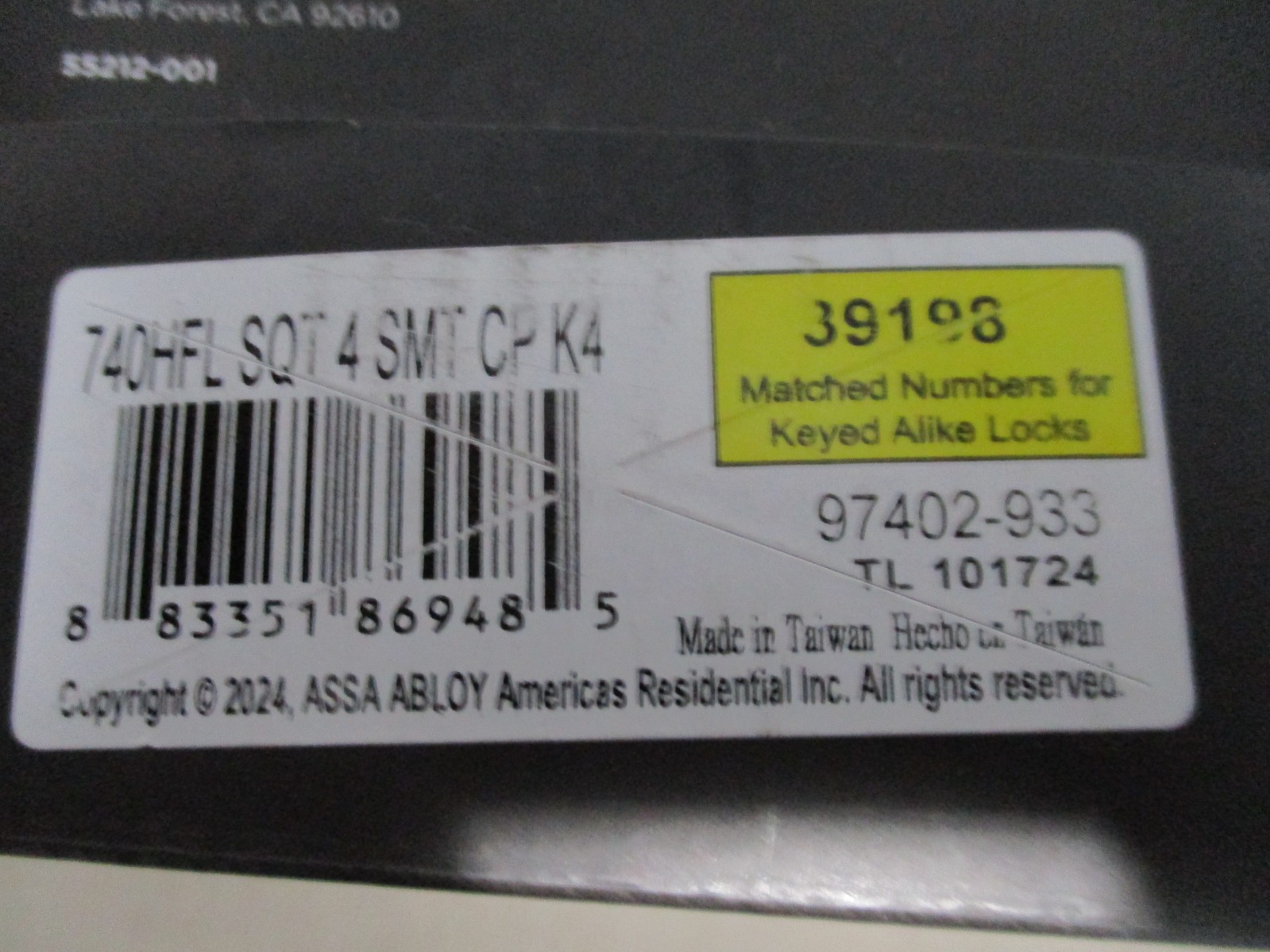 Kwikset Signature Series Keyed Entry Halifax Satin Brass New 97402-933 gallery