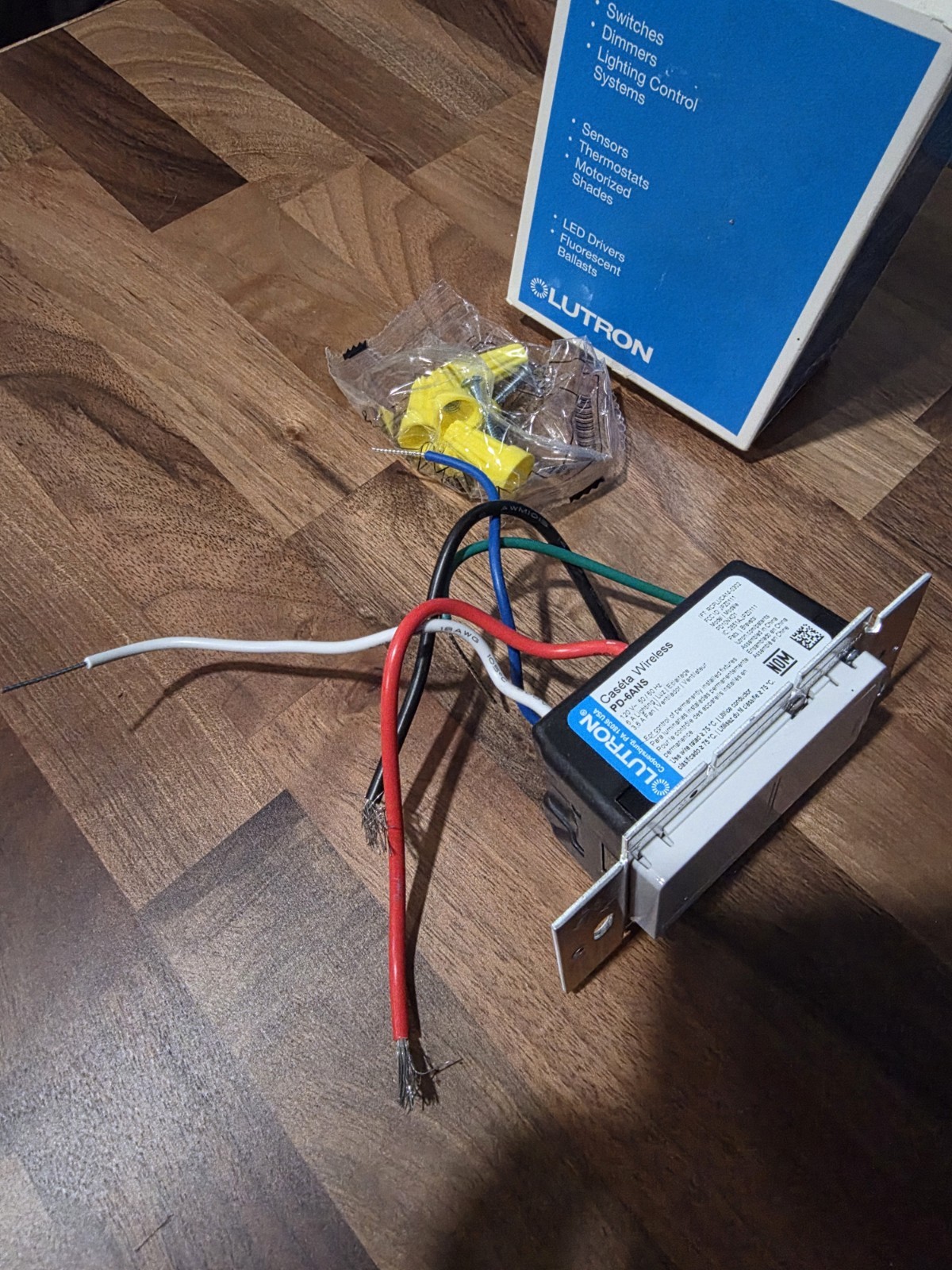 Caseta Smart Switch for All Bulb Types or Fans, 6A, Neutral Wire Required, White gallery