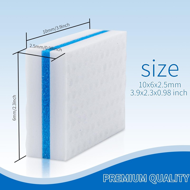 Upgrade Melamine Sponge, 100 Pack Extra Thick More Lasting 3X Density Premium... gallery