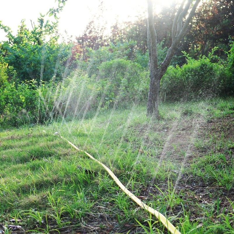 3-Pack Sprinkler Soaker Hose 25 ft (75 ft Total) – Flexible Sprinkler & Drip ... gallery