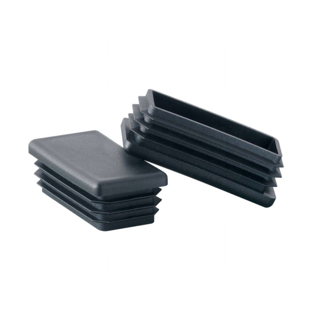 1” X 2” Rectangle End Cap Plugs Rectangular Tubing Caps Various Package Sizes gallery