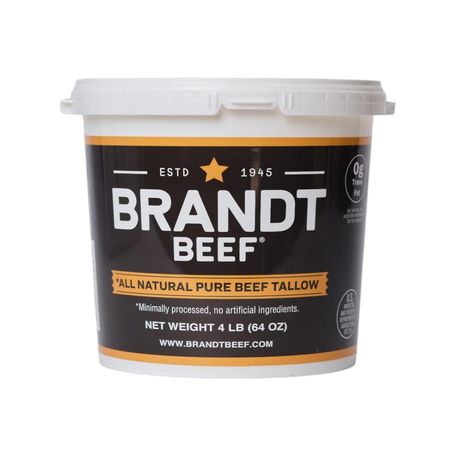 Sustainably Sourced 64 oz Pure Beef Tallow - High Smoke Point & No Additives gallery