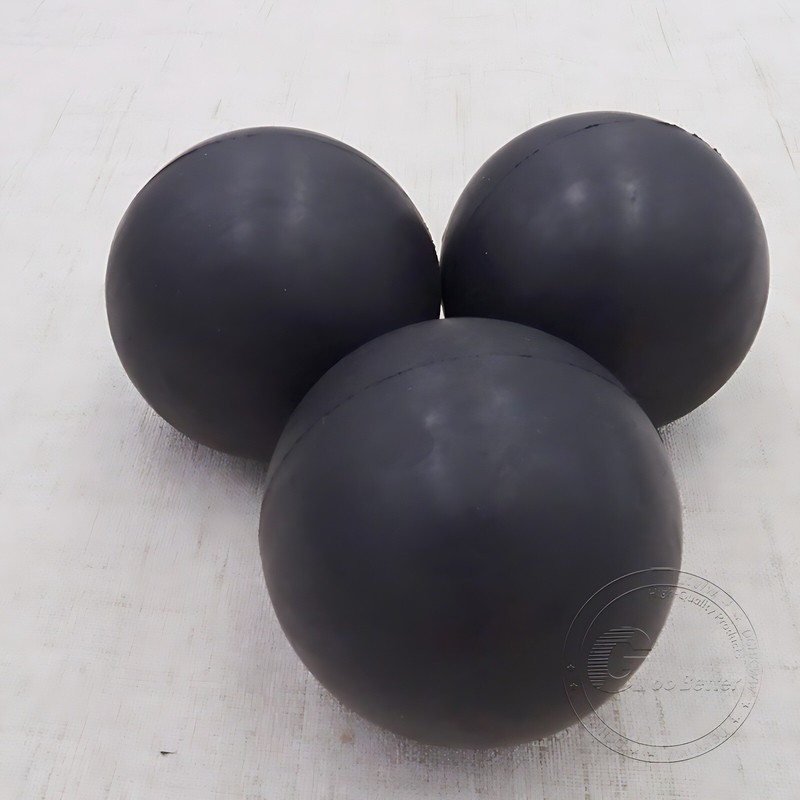 Black Round Solid Rubber Ball Bouncy Balls Training Ball Diameter 2mm - 75mm gallery