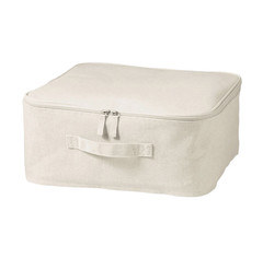 Fabric Softbox, Polyester Linen, Square Box w/Lid, 35 x 35 x 16cm, Brand “New”