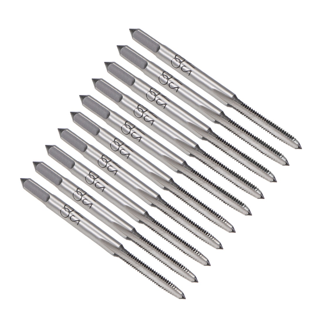 5PAIR M2 Thread 0.4 Pitch Metric Hand Tap3 Straight Flutes High Speed Steel gallery