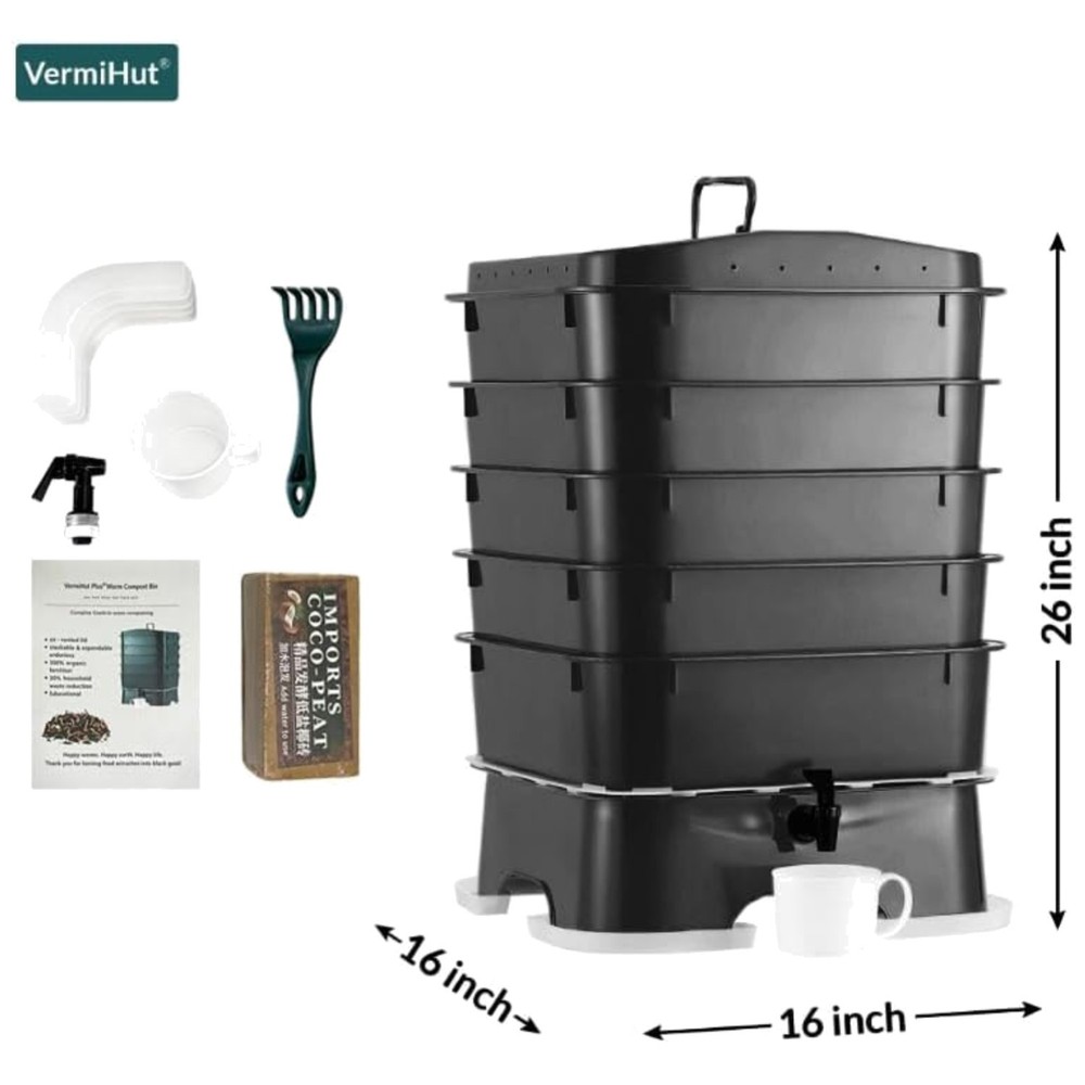 The Plus - High-Efficiency Worm Composting System