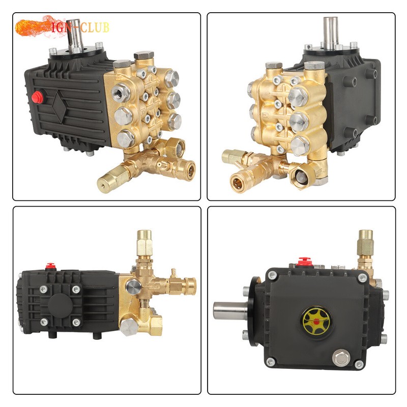 Pressure Power Washer Pump 24mm Solid Shaft 3600 PSI 4.9GPM Belt Drive gallery