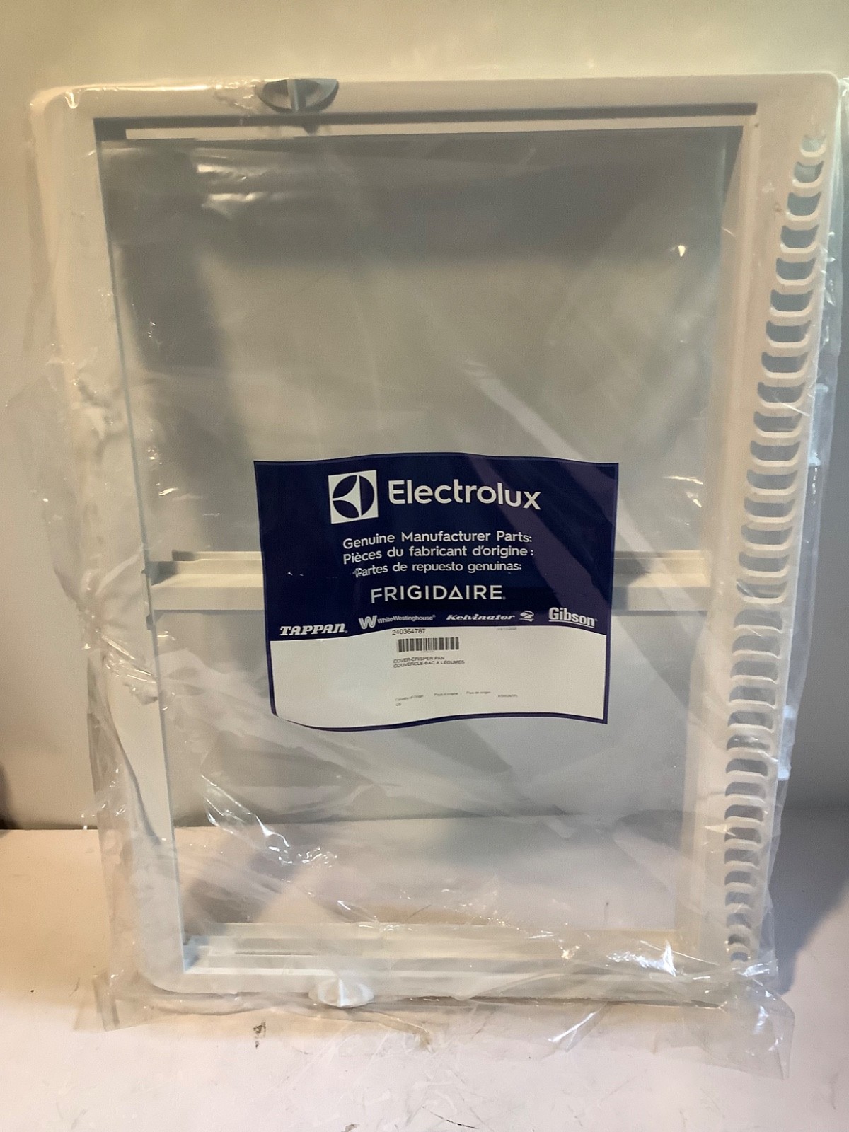 Electrolux Crisper Drawer Cover Frame, for Frigidaire 240364787 gallery