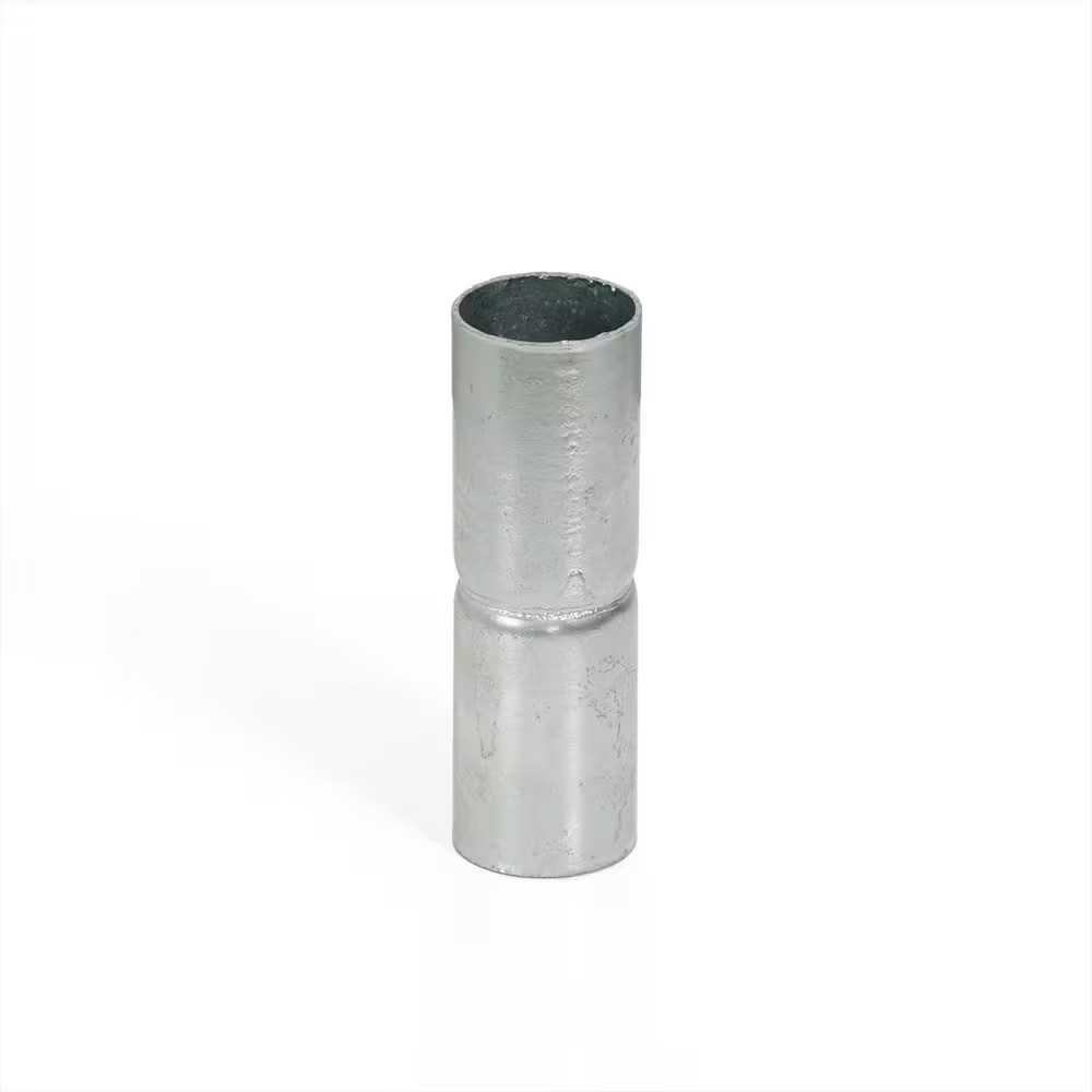 1-5/8 In. Chain Link Fence Silver Galvanized Steel Top Rail Sleeve (Single) gallery
