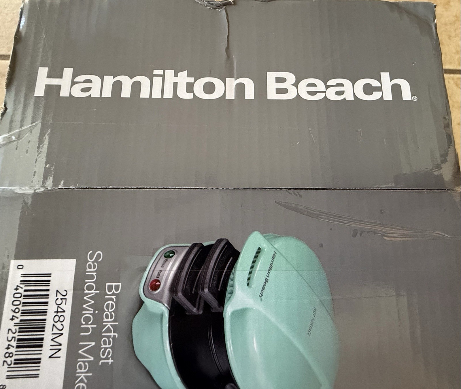 NEW SEALED Hamilton Beach Breakfast Sandwich Maker (Ready In 5 Minutes) 25482MN gallery
