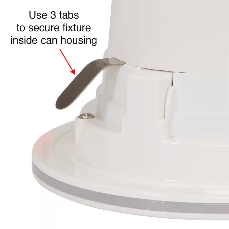 4 In. Adjustable CCT Retrofit Integrated LED Recessed Downlight Trim with Night gallery