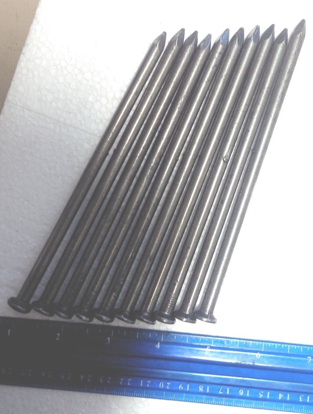 60 D Bright Finish Common Steel Wire Nail Large Nail 6 Inches Long Trboxtapes gallery