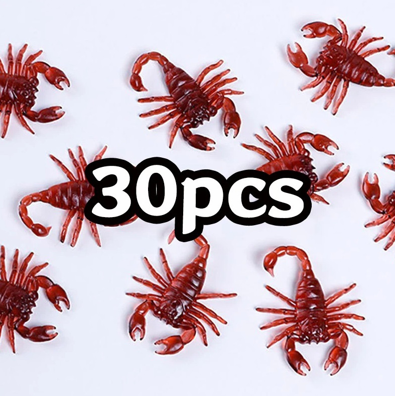 30pcs Realistic Fake Cockroach Prank Bugs Halloween Party Toys Prank Simulation gallery