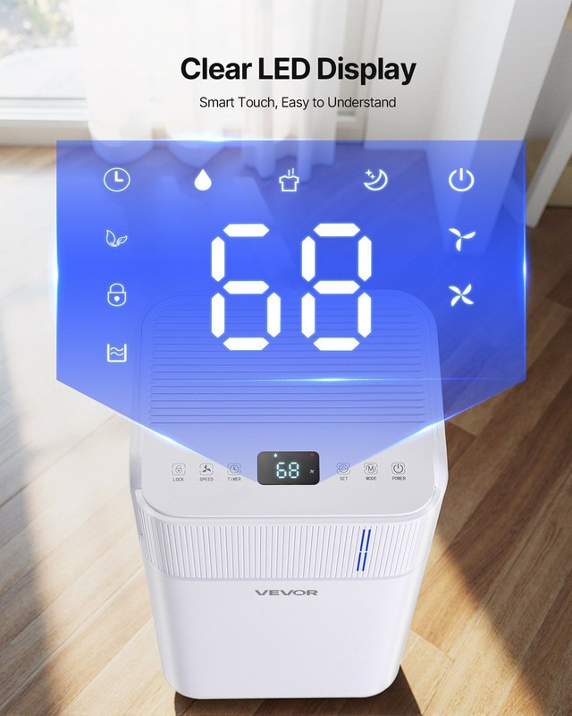 30pt Efficient Dehumidifier Smart Monitoring Near-Silent Running gallery