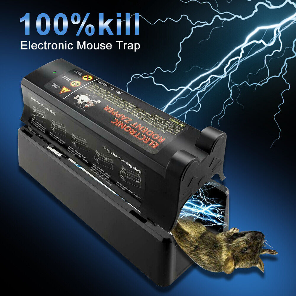 Electronic Mouse Trap Mice Rat Killer Victor Pest Control Electric Rodent Zapper gallery