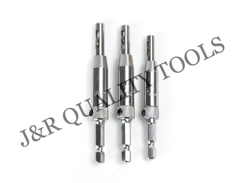 VCT Vix Bits Self Centering Quick Change Door Hinge Drill Bit Set gallery