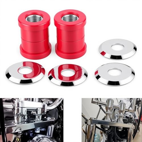 Polyurethane Handlebar Riser Bushings Kit Compatible with Harley Handlebar#R gallery