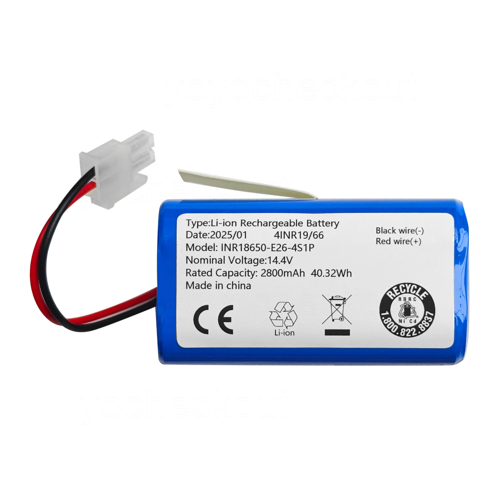INR18650-E26-4S1P Battery For ILIFE A4 A4S A6 V7 V7S A9 A10 Robot Vacuum Cleaner gallery