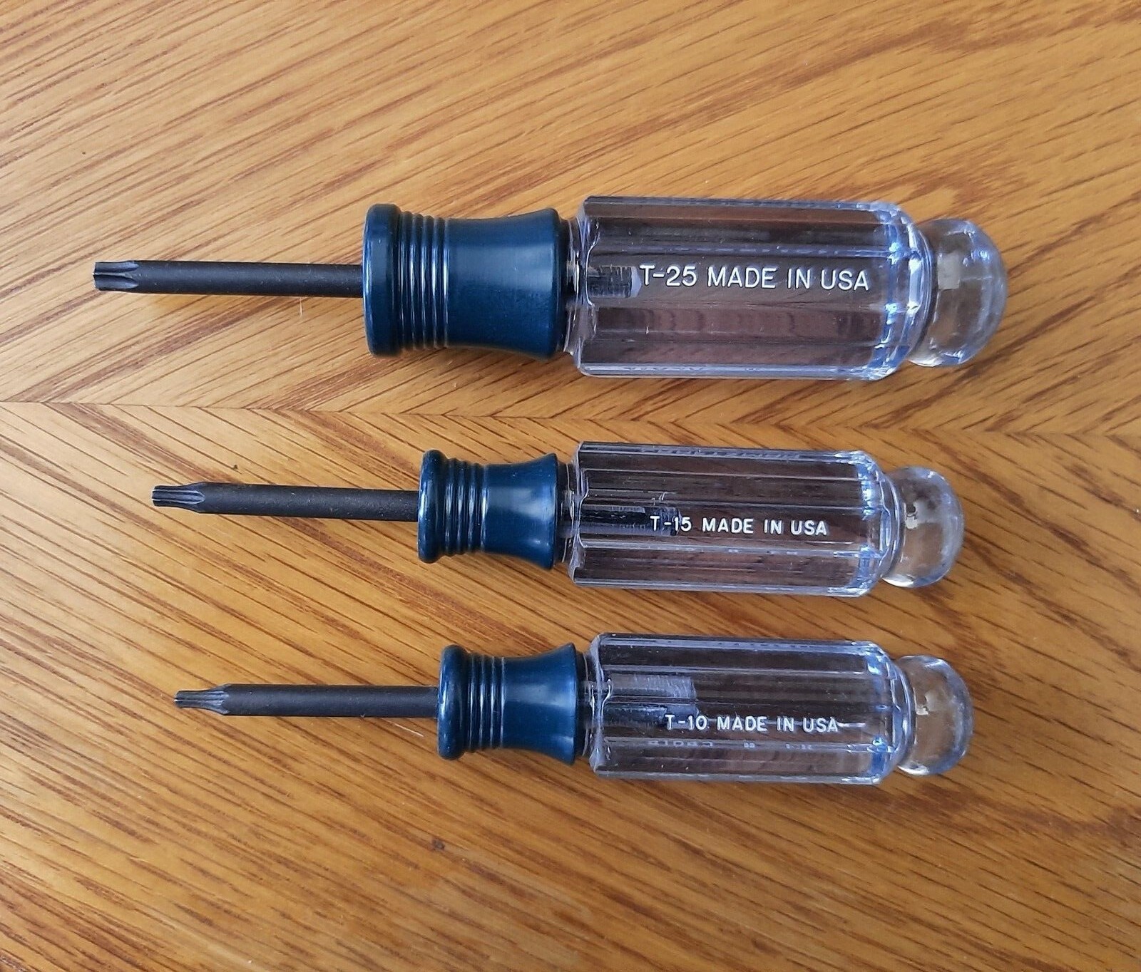 NEW OLD STOCK CRAFTSMAN STUBBY 3 PIECE TORX SCREWDRIVER SET MADE IN USA gallery