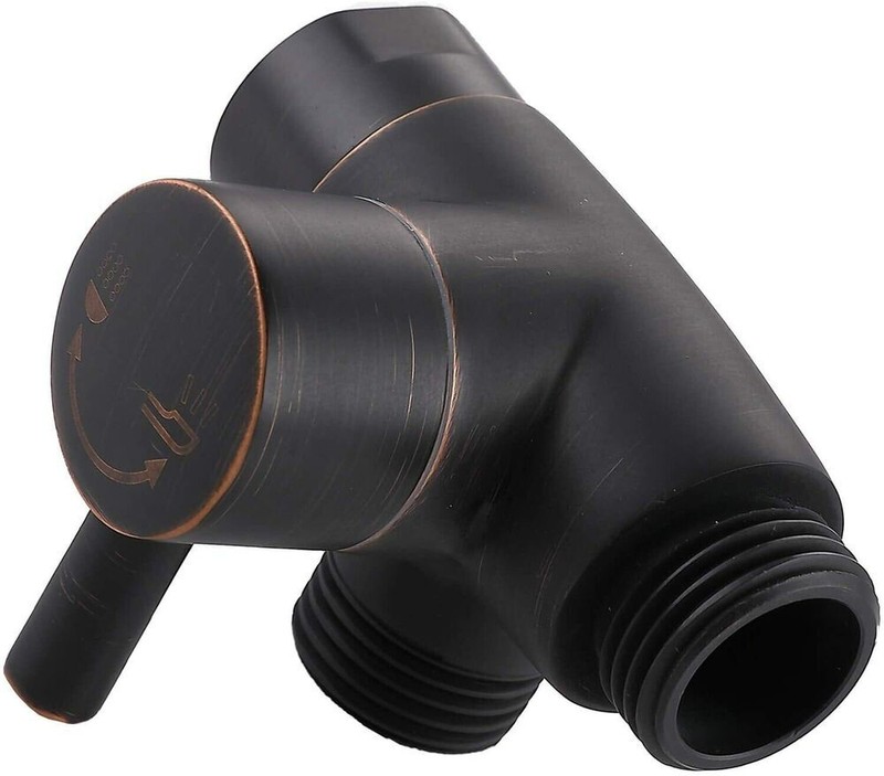 Handheld Shower Head Diverter Valve Brushed Nickel Chrome oil Rubbed Bronze Blac gallery