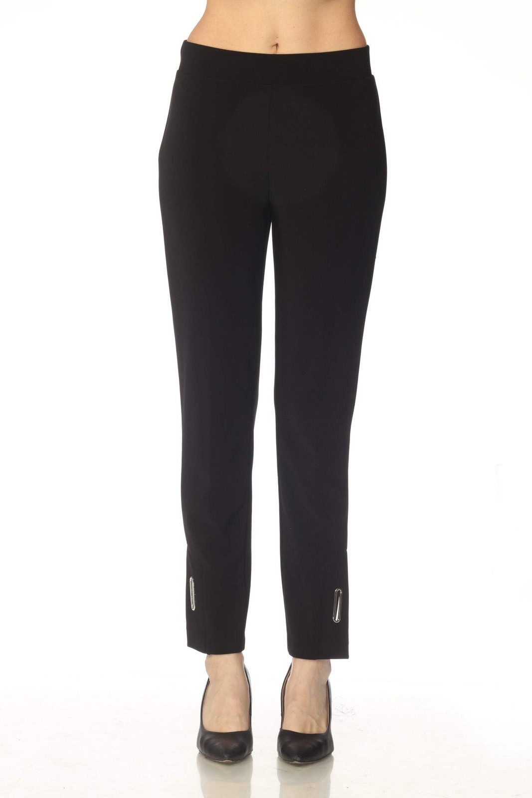 Joseph Ribkoff Black Pull On Slim Straight Pant 254045 gallery