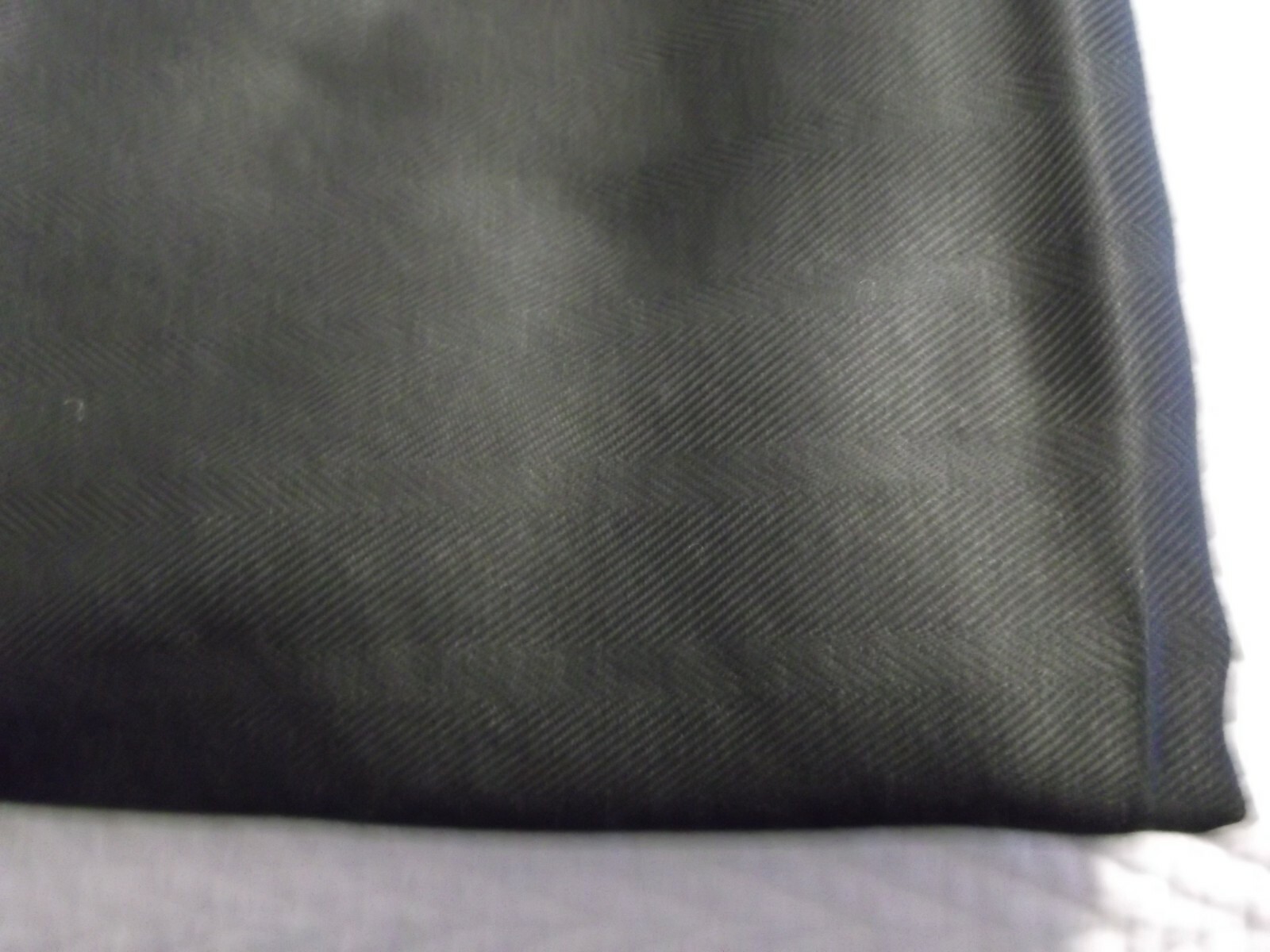 2 Polyester 52 X 72 Rectangular Tablecloths, 1 Emerald Green, I Black EUC gallery