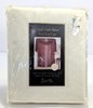 Ivory Crushed Voile Curtain Panel Set 52x84 + 36x144 Scarf Beatrice NIP gallery