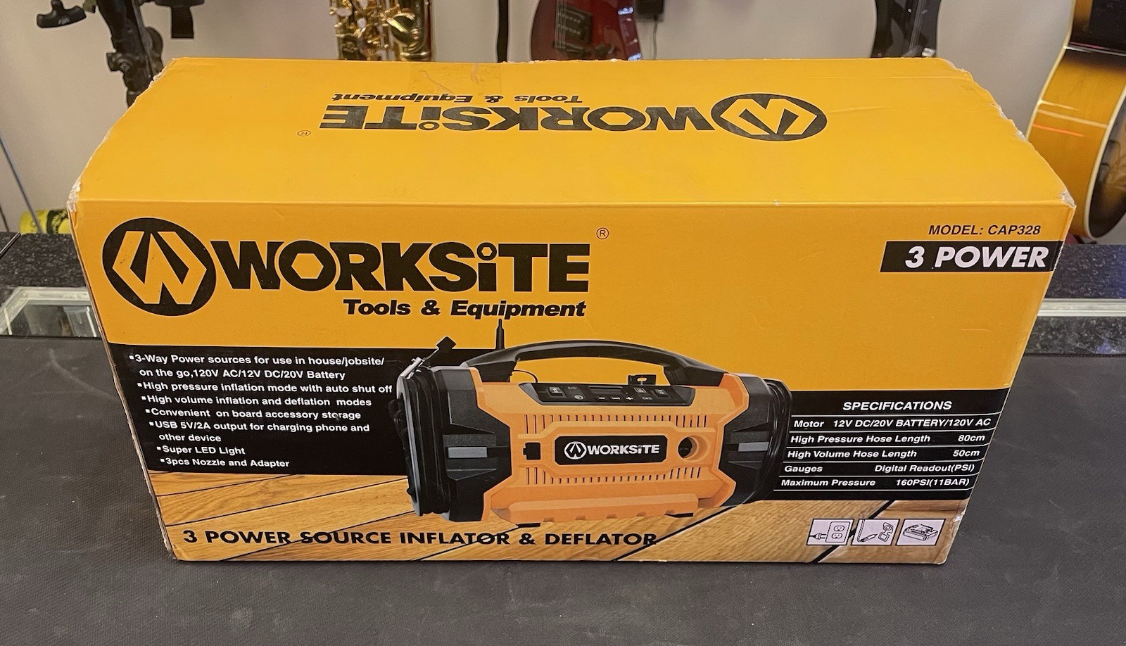 WORKSITE 3 power Source Inflator and Deflator CAP328 gallery
