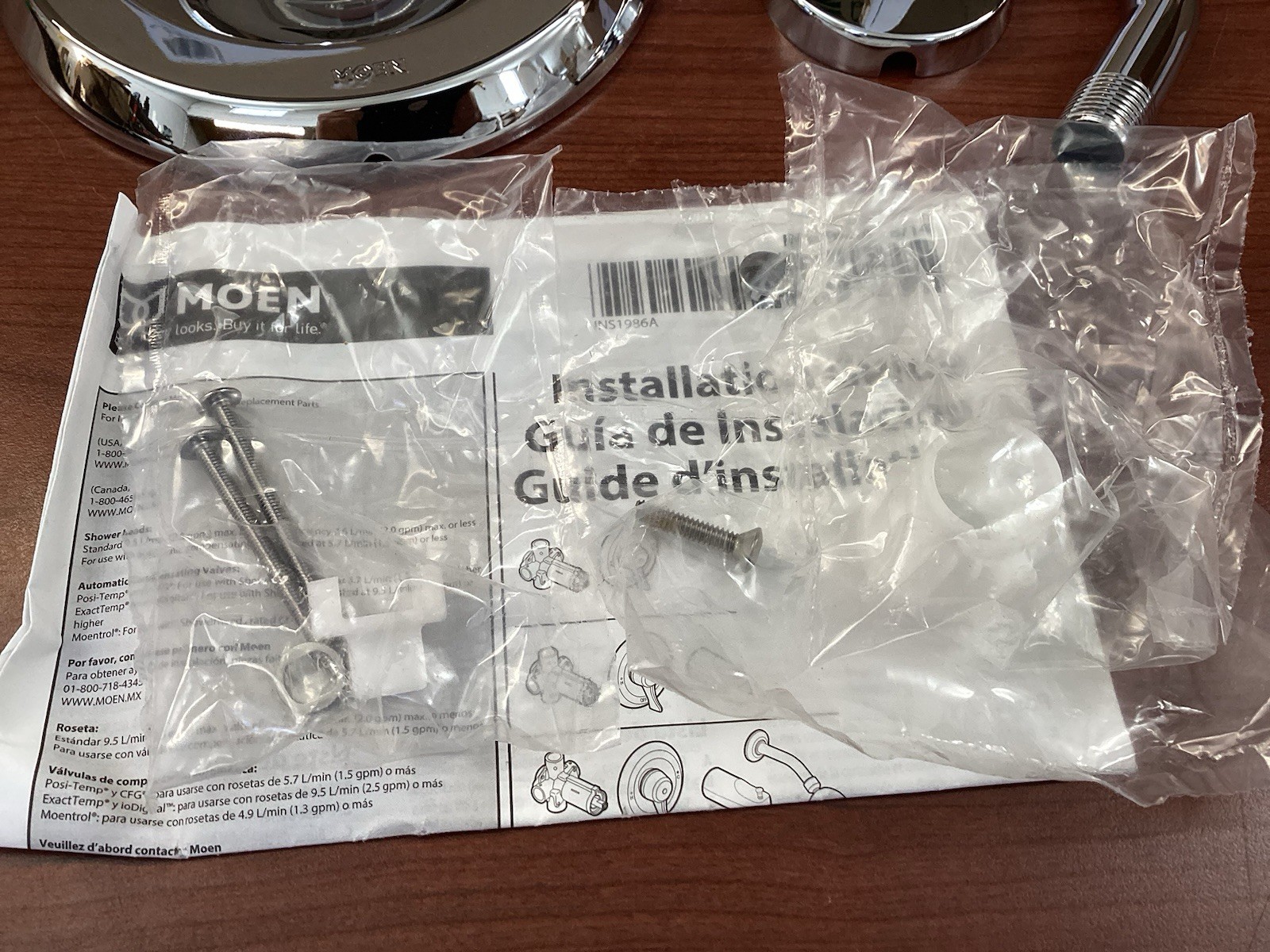 Moen 8375EP15 1-Handle Posi-Temp Shower Trim Polished Chrome(No Valve) B293 gallery