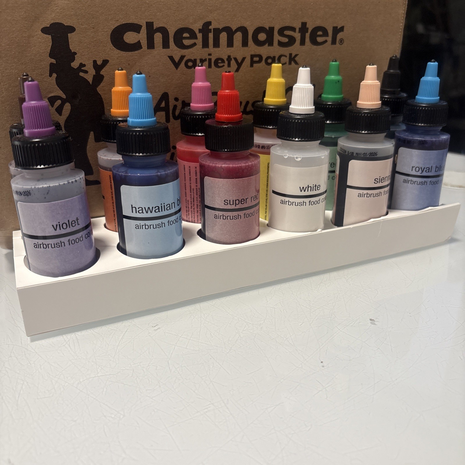 Chefmaster - Liqua-Gel Food Coloring, Fade Resistant Food Coloring - Pack Of 12 gallery