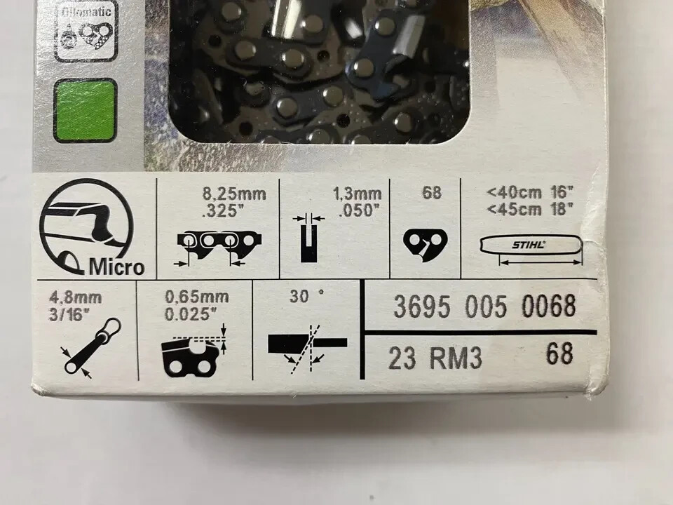 23 RM3 68 18" Chainsaw Chain gallery